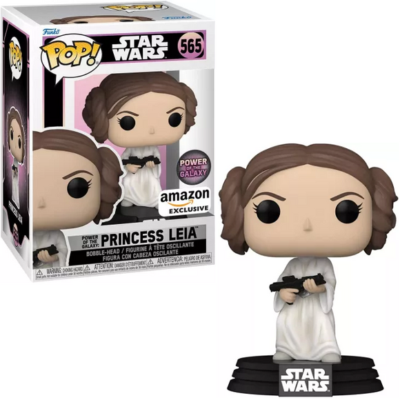 Princess Leia #565 Star Wars Power of the Galaxy Funko Pop in box and out of box