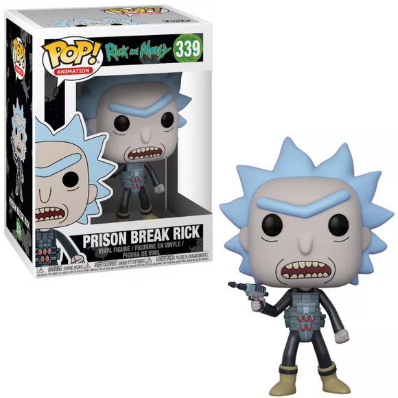 prison break rick funko pop 339 rick and morty in box and out of box