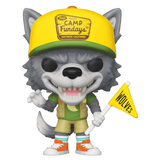 Protomoa Wolves #SE wolf mascot with Wolves pennant Funko Pop! out of box