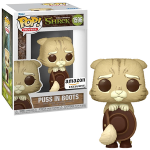 Puss in Boots #1596 Shrek Sepia Amazon Exclusive Funko Pop