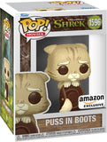 Puss In Boots #1596 Funko Pop! in display box – Sepia Amazon Exclusive
