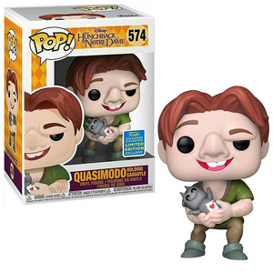 Quasimodo Holding Gargoyle #574 - The Hunchback of Notre Dame Funko Pop! [2019 Summer Convention Exclusive]