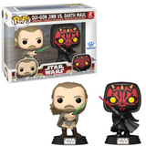 Qui-Gon Jinn vs Darth Maul Star Wars Funko Pop! in box and out of box
