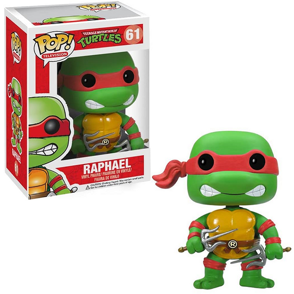 Raphael #61 Teenage Mutant Ninja Turtles Funko Pop! in and out of box