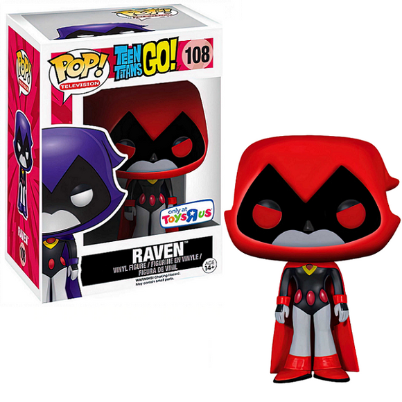 Raven #108 - Teen Titans Go! Funko Pop! TV [Red Toys R Us Exclusive]