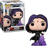 Raven #1513 Titans Funko Pop TV shown in and out of the box.
