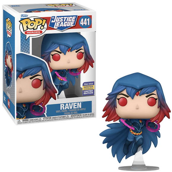 Raven #441 Justice League Funko Pop! Exclusive in box and out of box