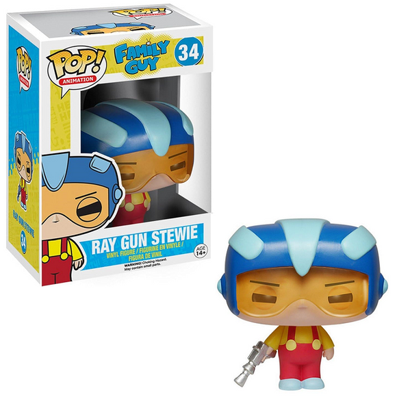 Ray Gun Stewie #34 Family Guy Funko Pop! in and out of box