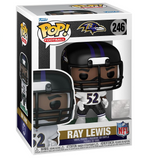 Ray Lewis Funko Pop #246 displayed inside the original Funko Pop box