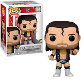 Razor Ramon #161 WWE Funko Pop shown in and out of the box.