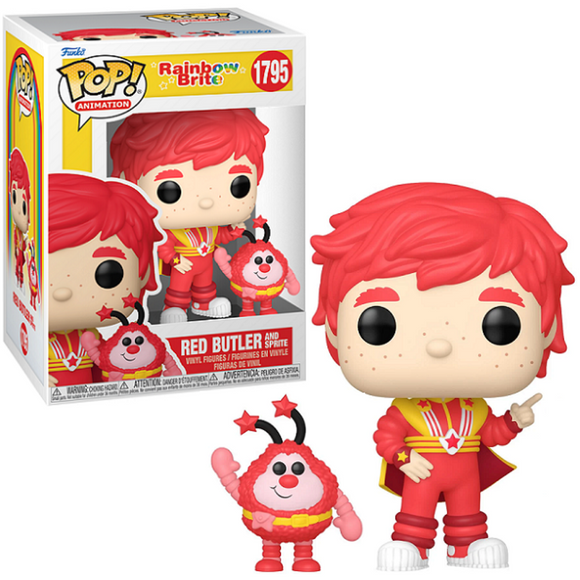 Red Butler and Sprite #1795 Rainbow Brite Funko Pop! in box and out of box