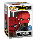 Red Hood #372 Batman Funko Pop Heroes displayed in box, front view