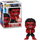 Red Hulk #1370 Marvel Captain America Brave New World Funko Pop Marvel Collector Corps Exclusive figure in box and out of box