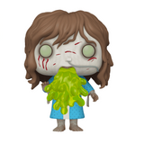 Regan #1462 The Exorcist Funko Pop Movies Hot Topic Exclusive figure displayed out of the box.