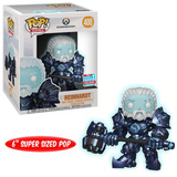 Reinhardt #400 Overwatch 6 in Funko Pop GITD 2018 Fall Convention Exclusive figure in box and out of box