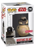 Resistance BB Unit #210 Star Wars Funko Pop Target Exclusive in display box