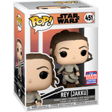 Rey Jakku #451 Star Wars 2021 Summer Convention Exclusive Funko Pop in box