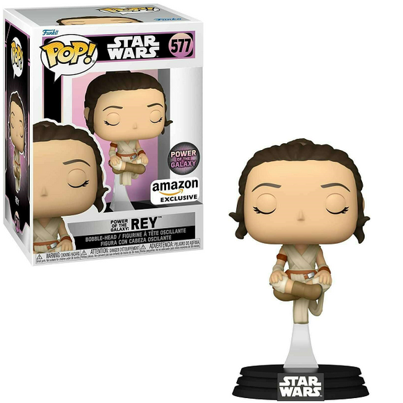 Rey #577 Star Wars Funko Pop! Exclusive in box and out of box