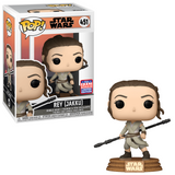 Rey Jakku #451 Star Wars 2021 Summer Convention Exclusive Funko Pop in box and out of box