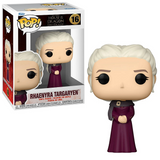 Rhaenyra Targaryen #16 House of the Dragon Funko Pop shown in and out of box