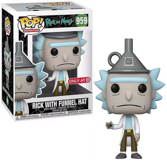 Rick with Funnel Hat #959 - Rick and Morty Funko Pop! Animation [Target Exclusive]