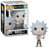 Rick with Memory Vial #1191 Rick and Morty Funko Pop Funko Exclusive in box and out of box