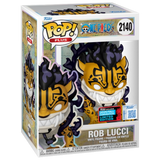 Rob Lucci #2140 2025 Fall Convention Exclusive Funko Pop! Plus shown in original window display box