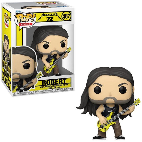 Robert Trujillo #487 Funko Pop! in box and out of box