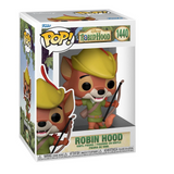Robin Hood #1440 Disney Robin Hood Funko Pop displayed inside the box, front view