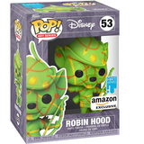 Robin Hood #53 Funko Pop! Art Series displayed inside the box, front view