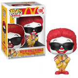 Rock Out Ronald McDonald #109 McDonald's Funko Pop Ad Icons vinyl figure in box and out of box playing guitar