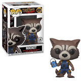Rocket #491 Guardians of the Galaxy Mission Breakout Funko Pop! in box and out of box