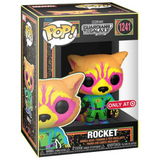Rocket #1241 Marvel Guardians of the Galaxy Vol. 3 Funko Pop Black Light Target Exclusive in box