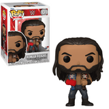 Roman Reigns #131 WWE Funko Pop Wrestling figure in box and out of box front view