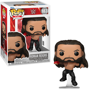 Roman Reigns #183 - WWE Funko Pop! in box and out of box glam shot