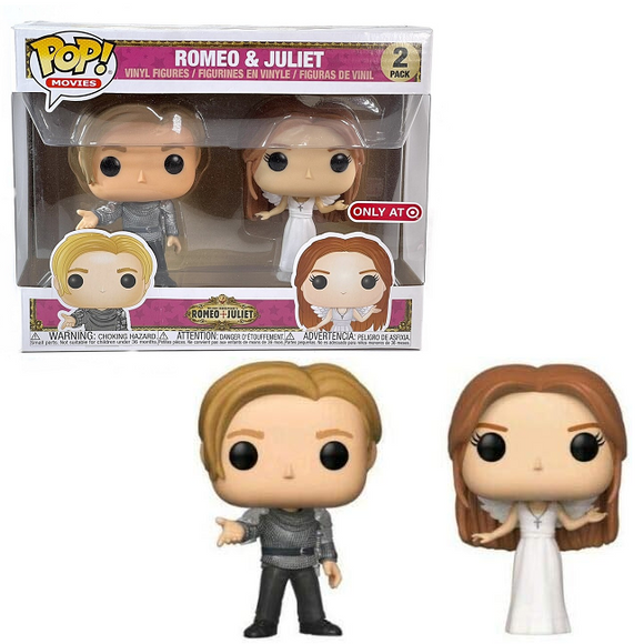 Romeo & Juliet 2-Pack Funko Pop! Target Exclusive in and out of box