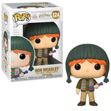 Ron Weasley #124 Harry Potter Holiday Funko Pop! in box and out of box