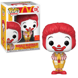 Ronald McDonald #139 Funko Pop! – figure shown in and out of box