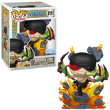 Roronoa Zoro #2151 One Piece Deluxe Funko Pop Amazon Exclusive figure in box and out of box