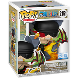 Roronoa Zoro #2151 One Piece Deluxe Funko Pop Amazon Exclusive figure in box