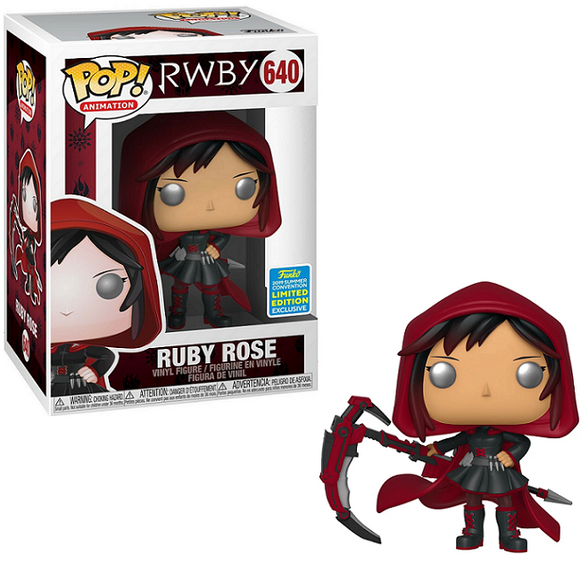 Ruby Rose with Hood #640 - RWBY Funko Pop! Animation [2019 Summer Convention Exclusive]