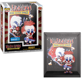 Rudy #15 Killer Klowns From Outer Space VHS Cover Funko Pop shown in and out of the box.