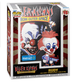 Rudy #15 Killer Klowns From Outer Space VHS Cover Funko Pop inside the box.