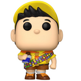 Russell #1479 Disney UP Funko Pop figure outside the box.