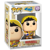 Russell #1479 Disney UP Funko Pop inside the box.