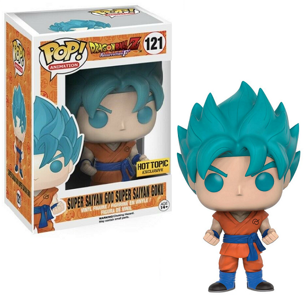 Funko Pop! Dragon popular Ball Z Resurrection F Beerus #120 & SSGSS Goku #121 Hot Topic