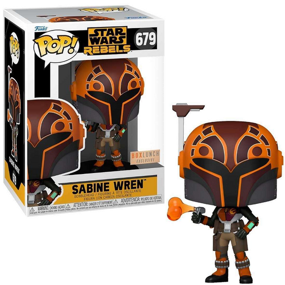 Sabine Wren #679 Star Wars Rebels Funko Pop BoxLunch Exclusive