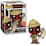 Safari Deadpool #931 Marvel GameStop Exclusive Funko Pop in box and out of box