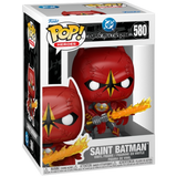 Saint Batman #580 DC Dark Multiverse Funko Pop! shown in box