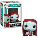 Sally Sewing #806 The Nightmare Before Christmas Funko Pop in box and out of box